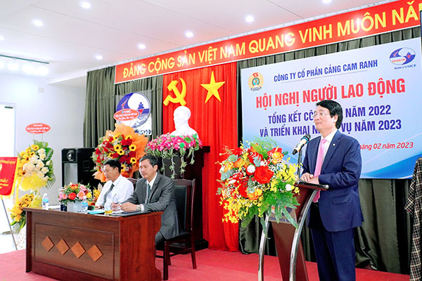 Công ty cổ phần Cảng Cam Ranh tổ chức thành công Hội nghị Người lao động năm 2023