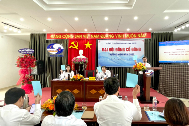 Cảng Cam Ranh tổ chức thành công Đại hội đồng cổ đông thường niên năm 2022