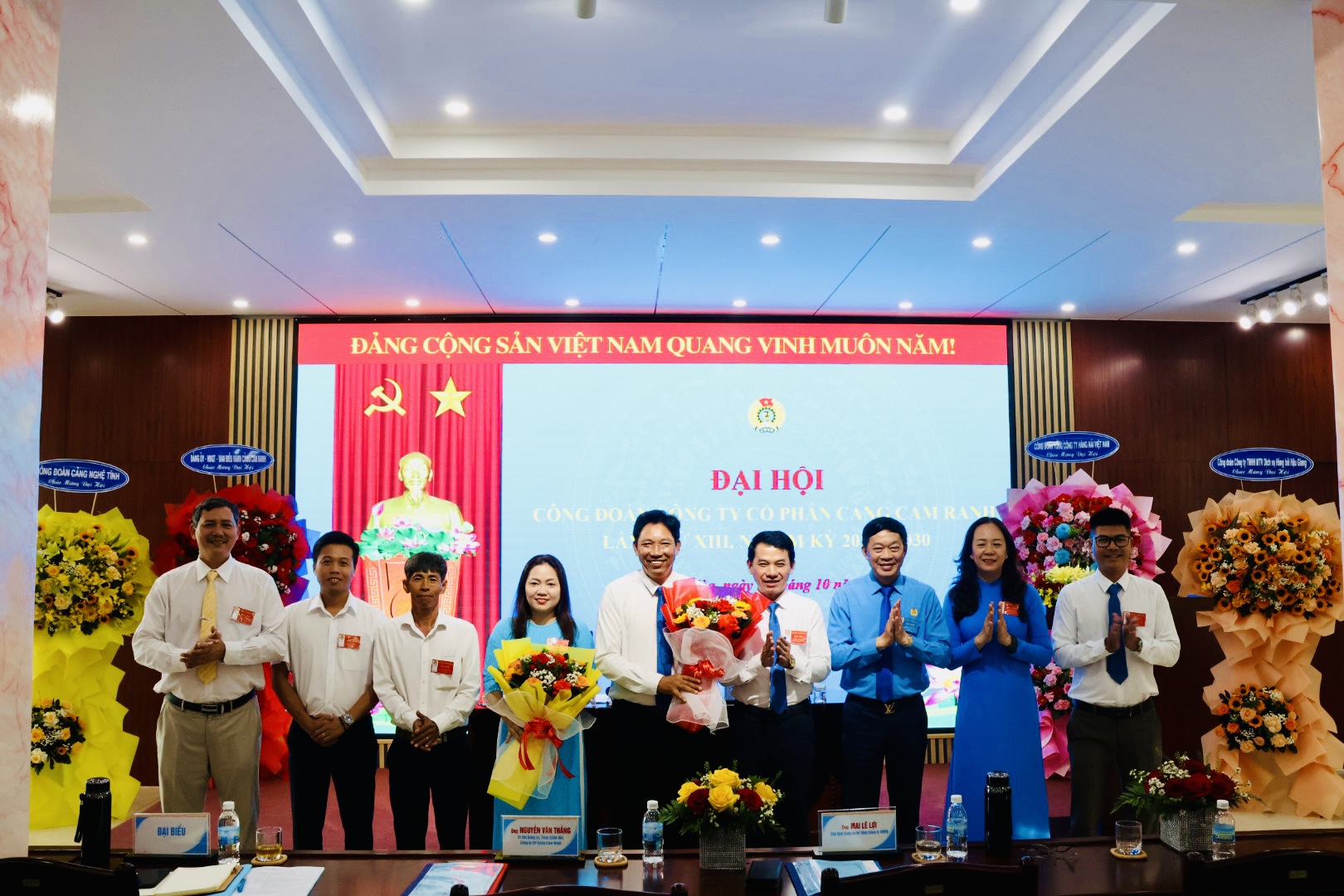CÔNG ĐOÀN CẢNG CAM RANH TỔ CHỨC THÀNH CÔNG ĐẠI HỘI LẦN THỨ XIII NHIỆM KỲ 2025-2030