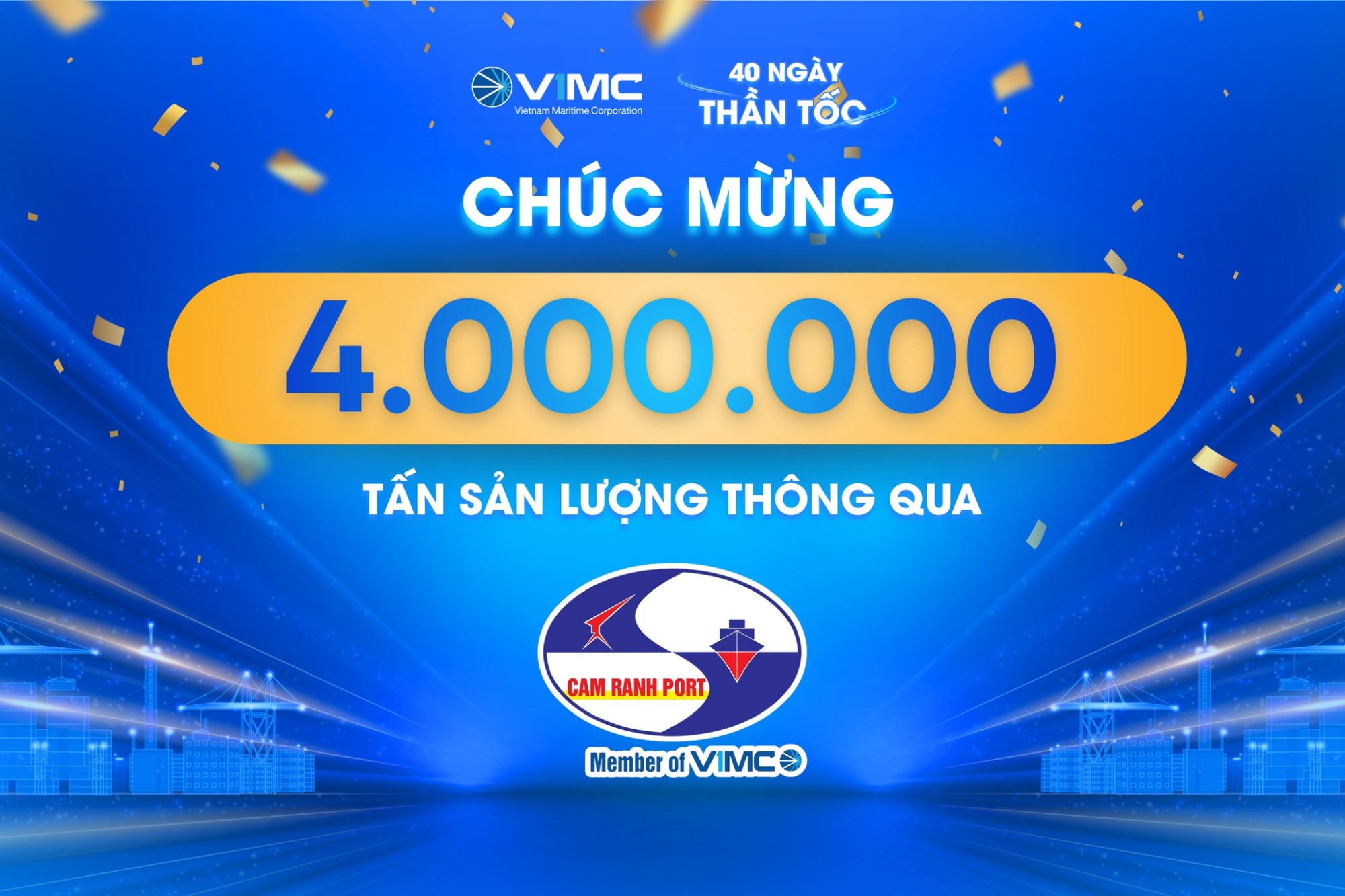 CẢNG CAM RANH: BỨT PHÁ QUYẾT LIỆT - VỀ ĐÍCH RẠNG NGỜI