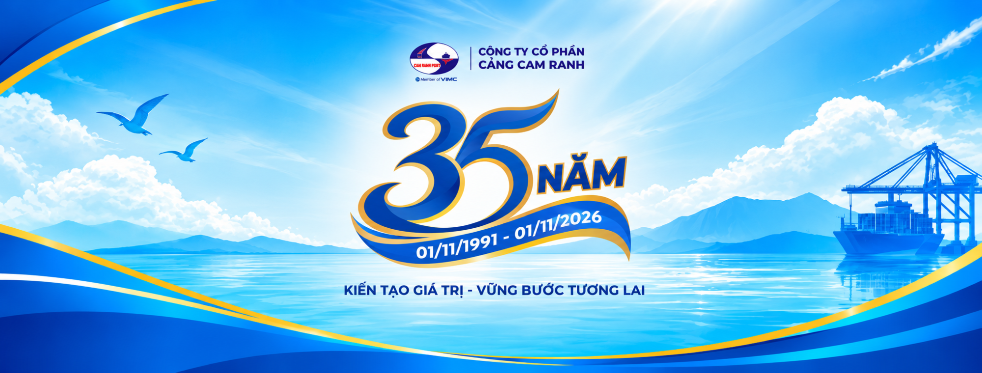 KỶ NIỆM 35 NĂM NGÀY THÀNH LẬP CÔNG TY CỔ PHẦN CẢNG CAM RANH